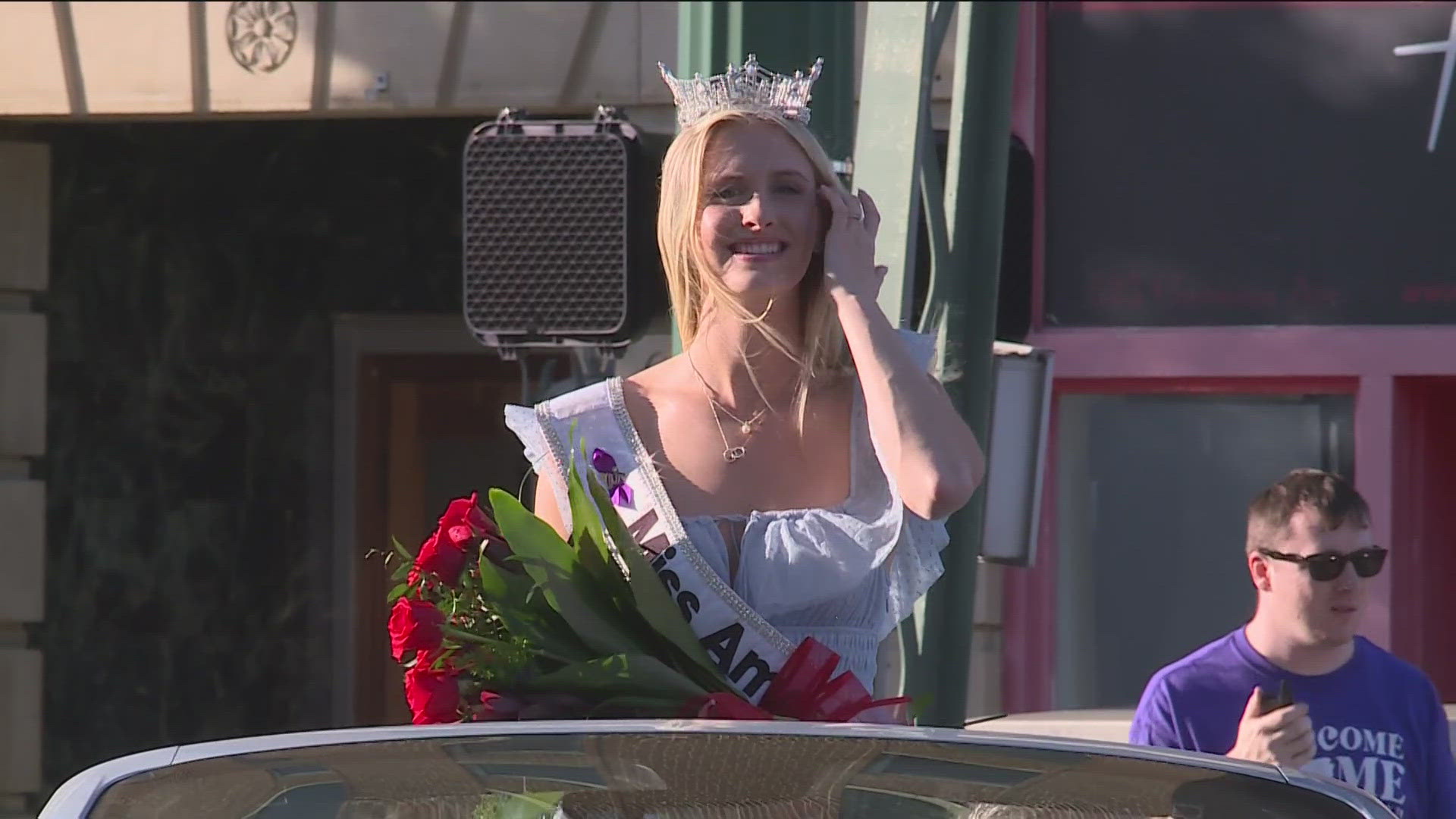 TODAY WAS A HOMECOMING FOR FORT SMITH NATIVE MISS AMERICA MADISON MARSH – FULL OF FESTIVITIES...