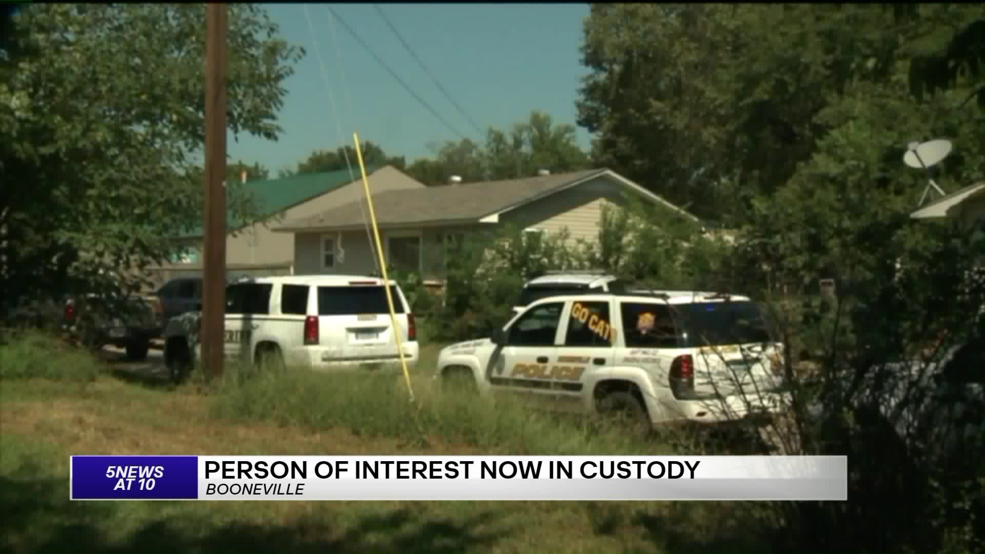 Person Of Interest Detained For Questioning After Booneville Woman`s Death