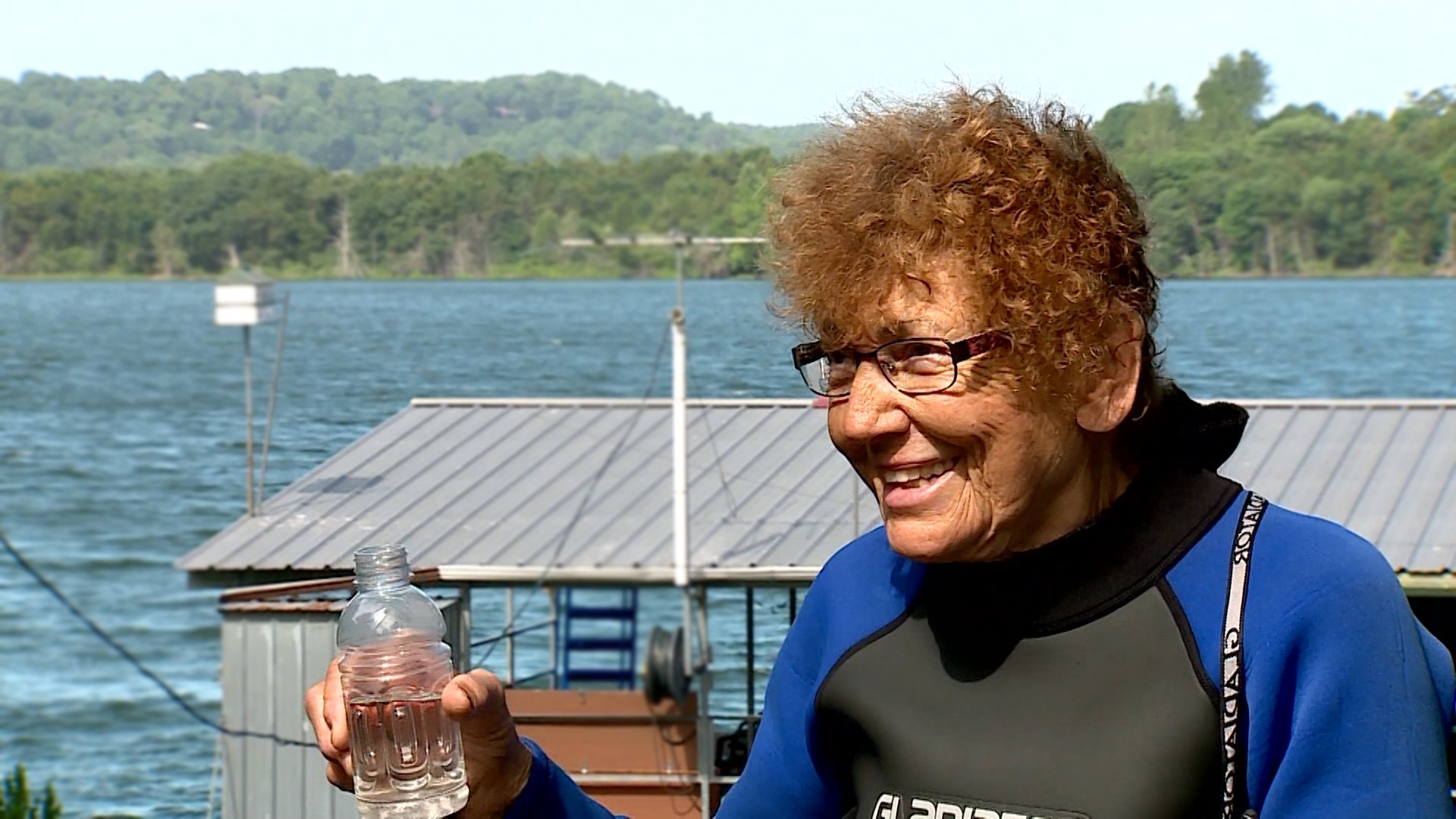 Gloria Sommers is an 82-year-old grandma of two who has been water skiing since she was around 17 years old.