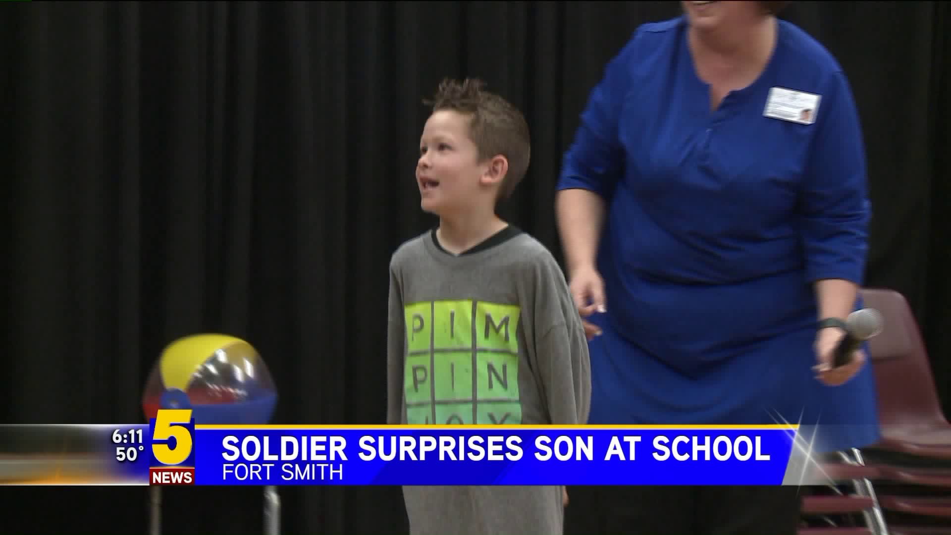 Soldier Surpises Son At School In Fort Smith