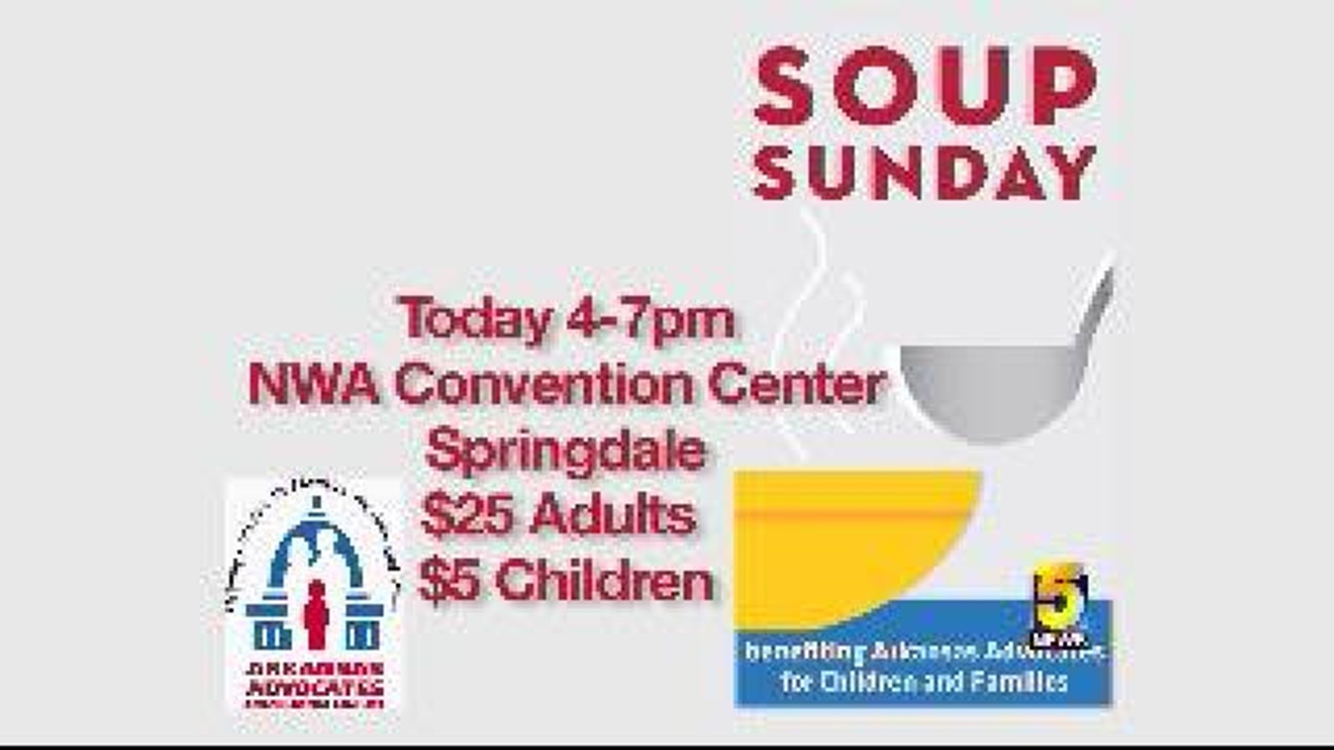 Soup Sunday at the NWA Convention Center