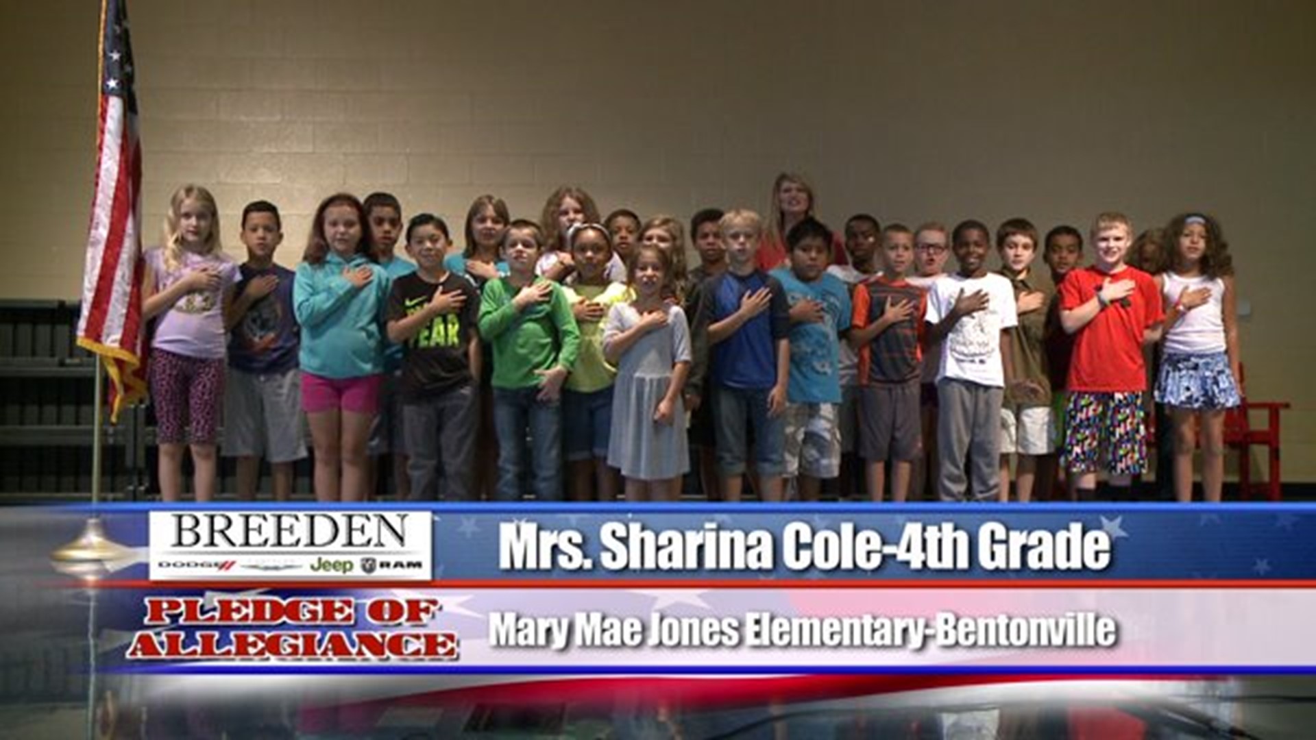 Mary Mae Jones Elementary - Bentonville - Mrs. Sharina Cole - 4th Grade