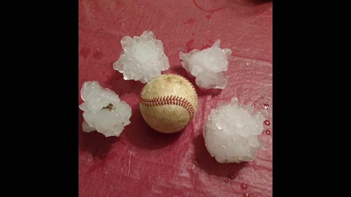 BaseballSized Hail Strikes Oklahoma