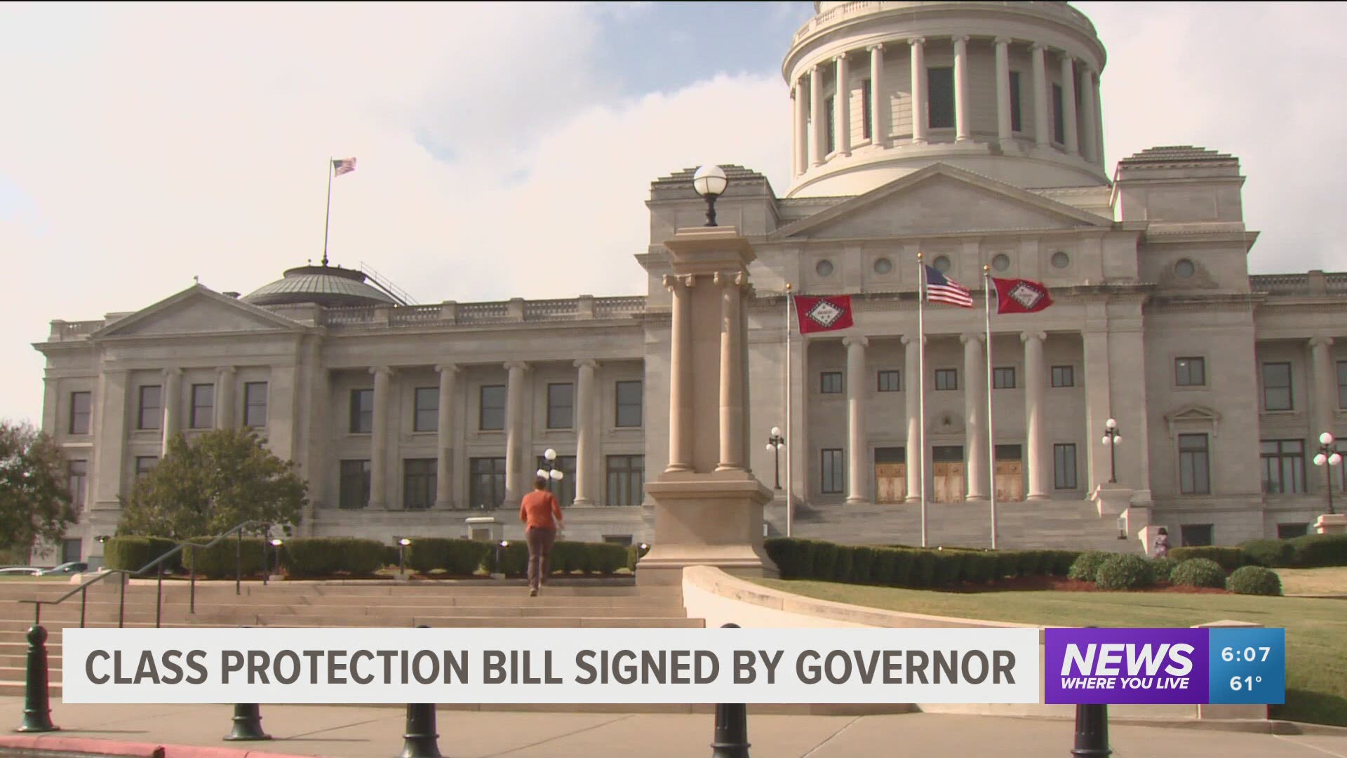 Arkansas Governor Asa Hutchinson signed into law a measure proponents say is an alternative to a hate crimes bill.