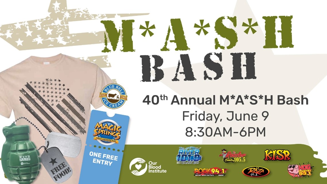 Arkansas Blood Institute in Fort Smith hosting 40th annual MASH BASH June 9th