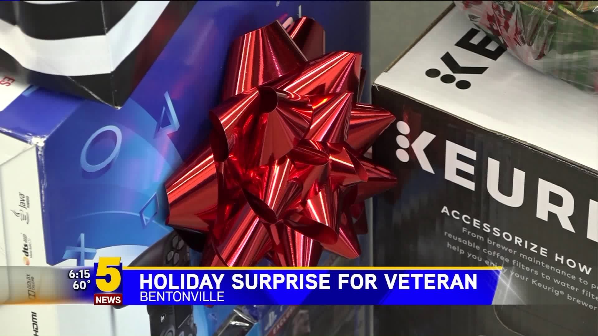 Holiay Surprise For Veteran