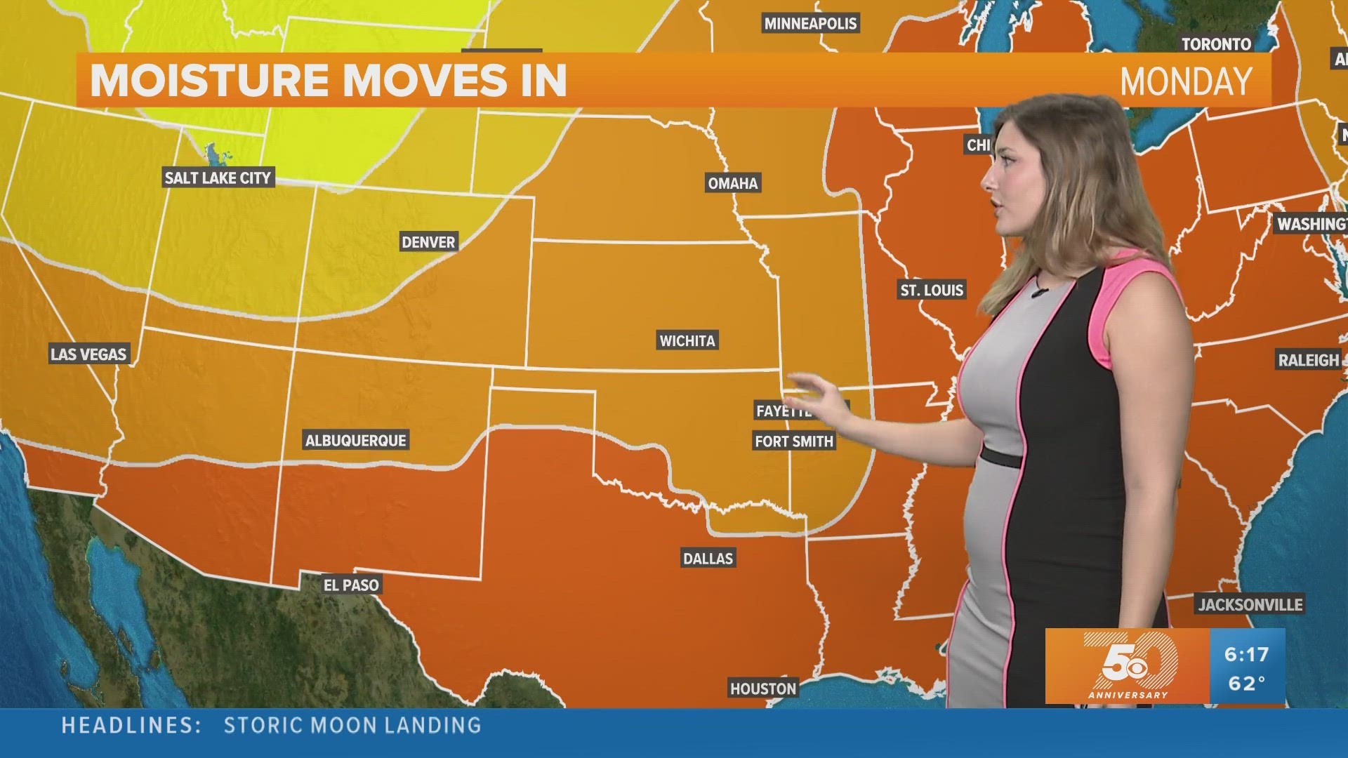 More Humid On Sunday