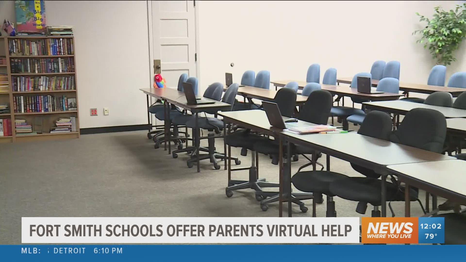 They are offering tutorial classes at the adult education center to help parents navigate online learning with their children.