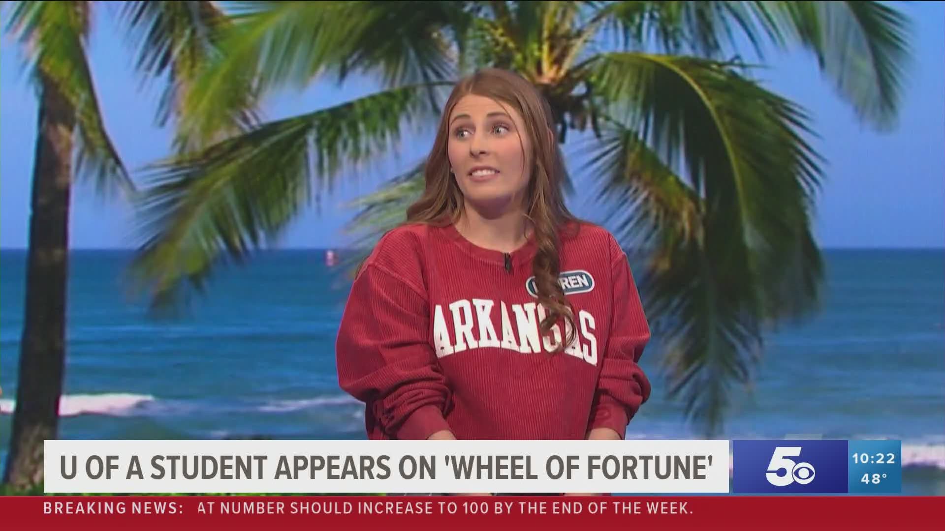 UA student appears on Wheel of Fortune