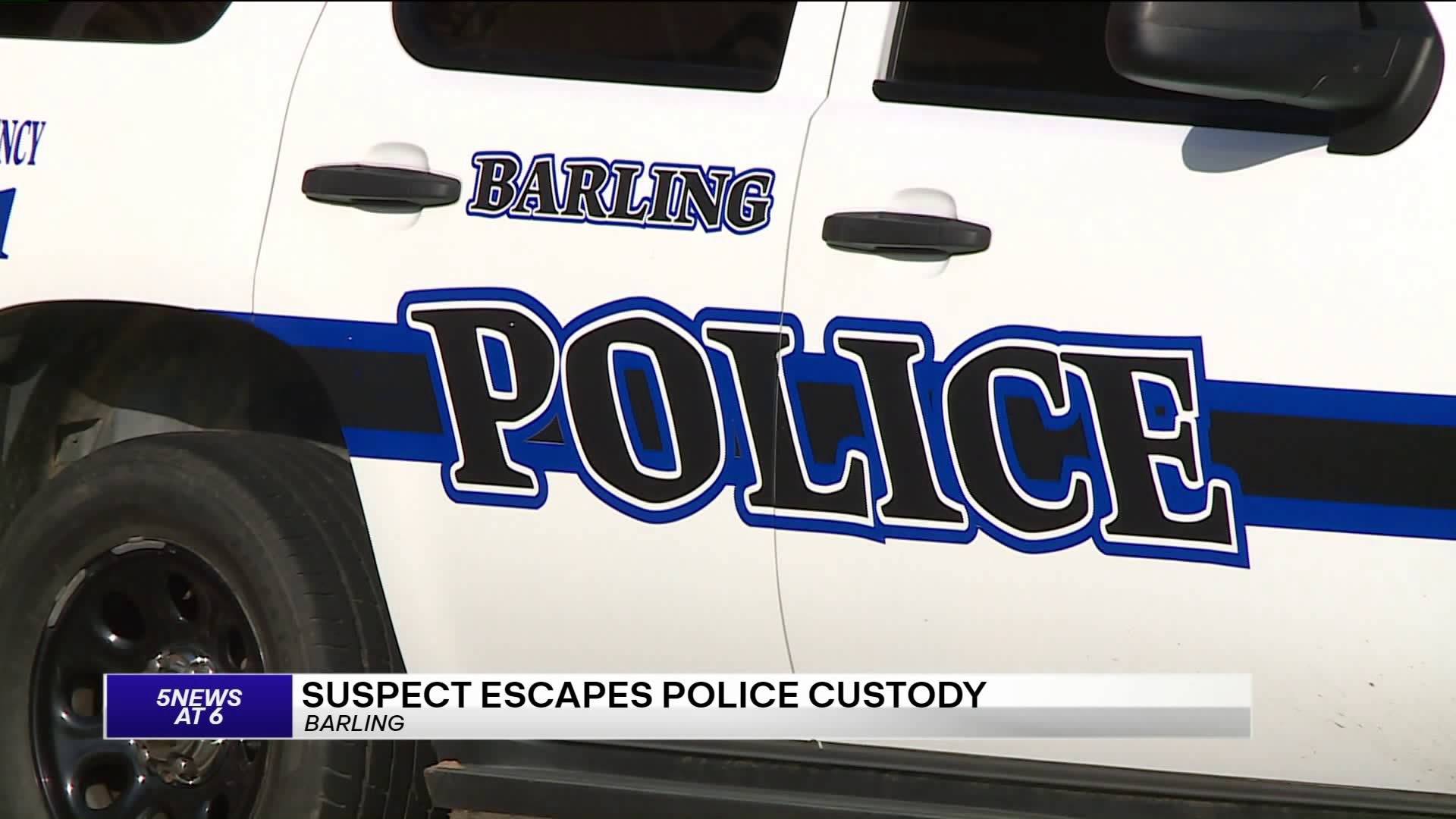Barling Police Searching For Man Who Escaped From Patrol Car During Arrest