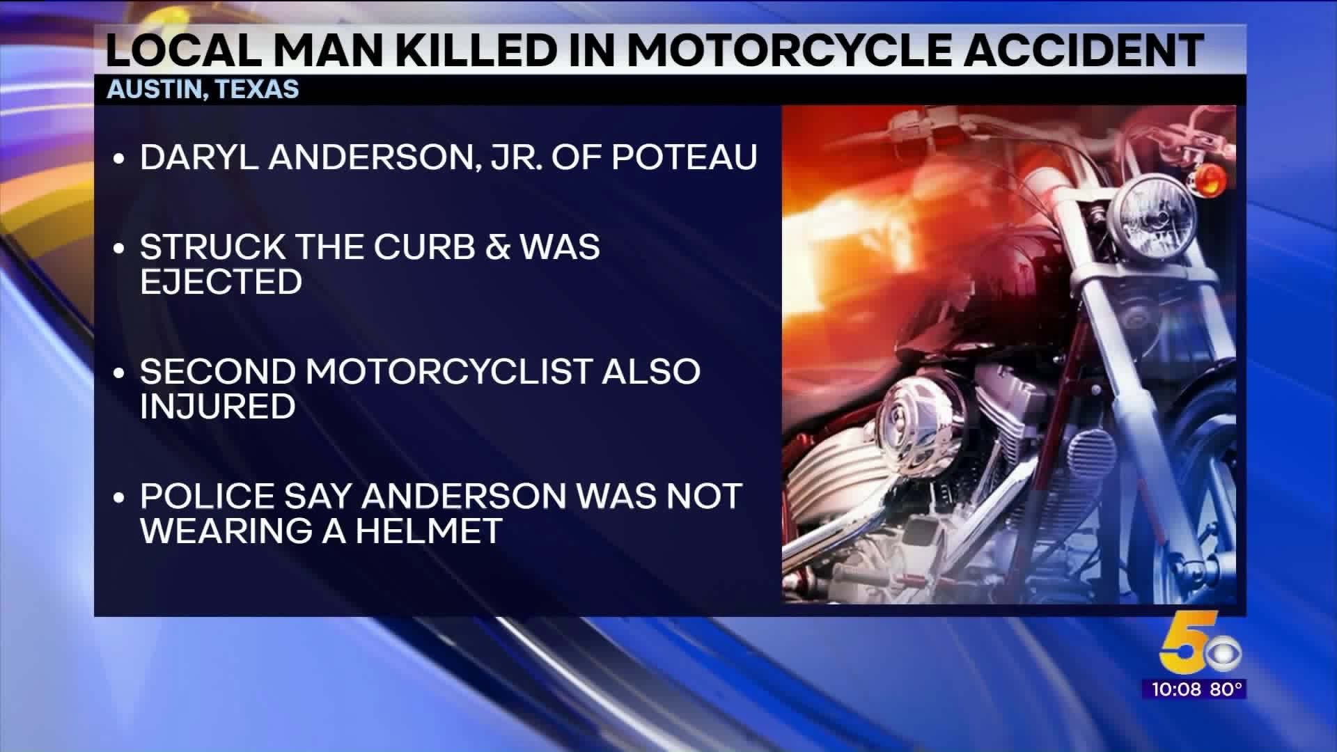 Poteau Man Killed in Motorcycle Accident