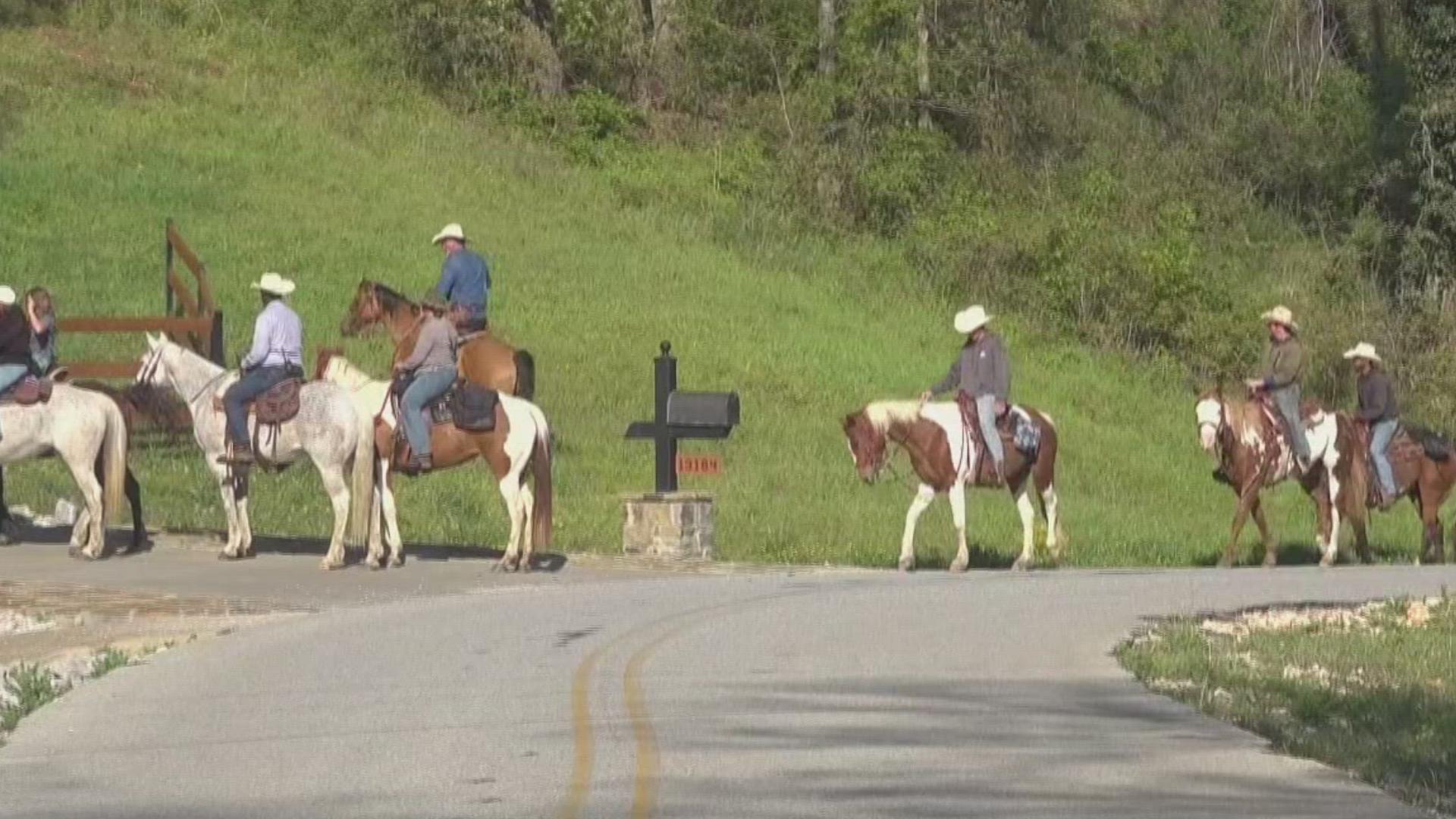 Cowboys and cowgirls ride 220 miles to raise awareness for the Arkansas ...
