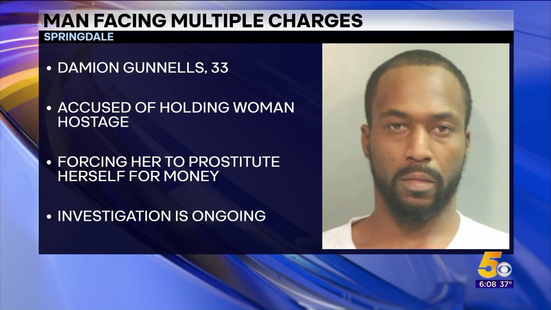 Man Arrested For Holding Woman Hostage, Prostituting Her In Springdale