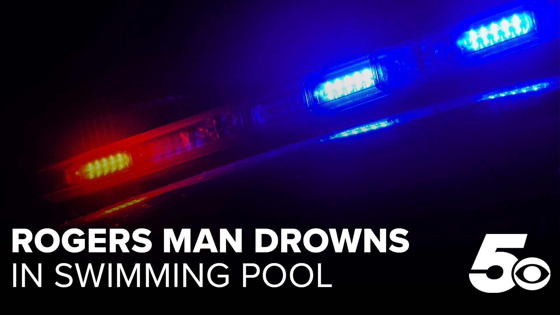 A 55-year-old man drowned in a pool in Rogers on Sunday, Aug. 20.