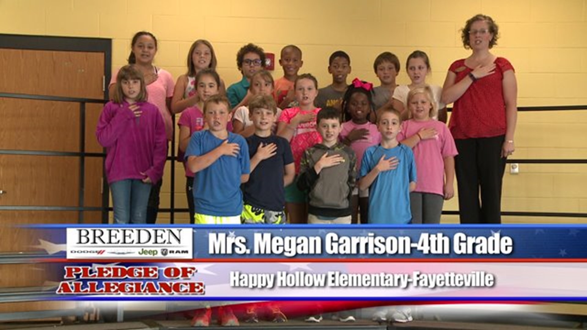 Happy Hollow Elementary, Fayetteville - Mrs. Megan Garrison - 4th Grade