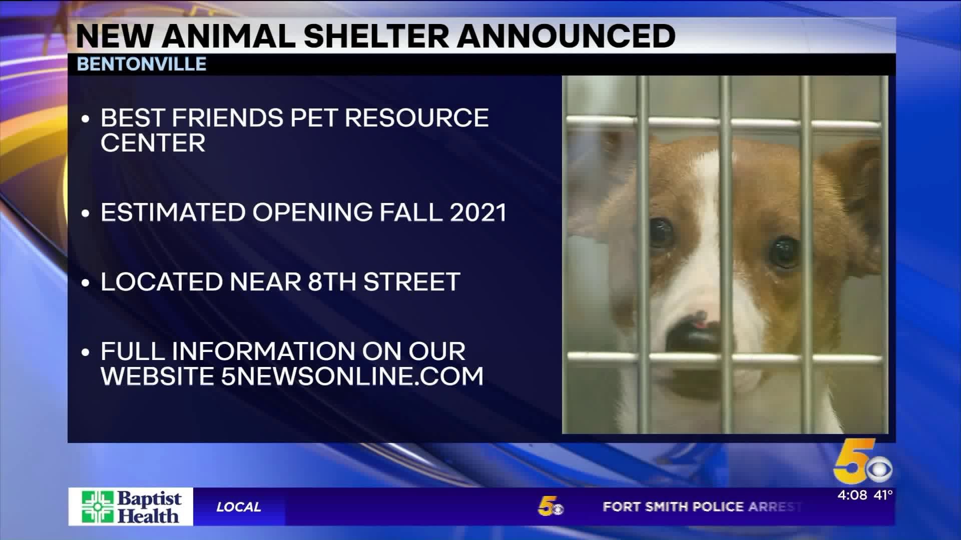 Massive No-Kill Animal Shelter Coming To Bentonville 