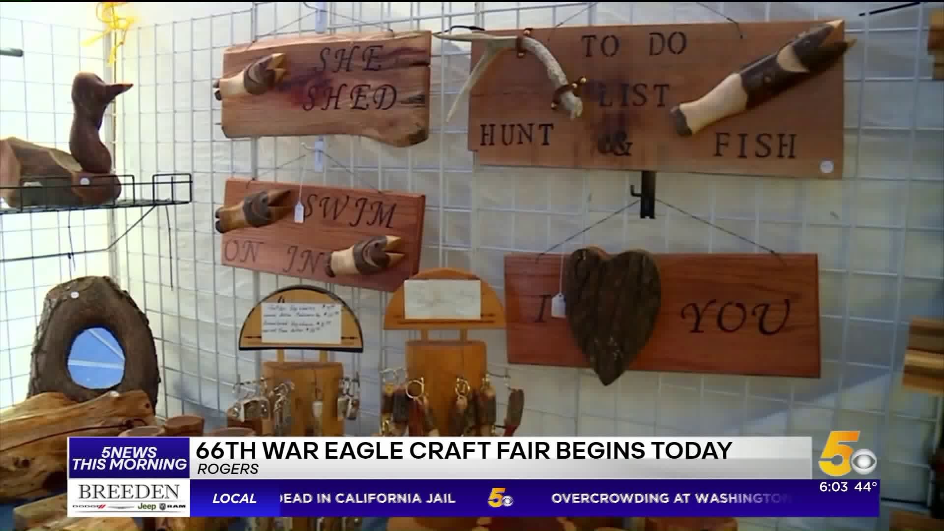 War Eagle Craft Fair Begins Today
