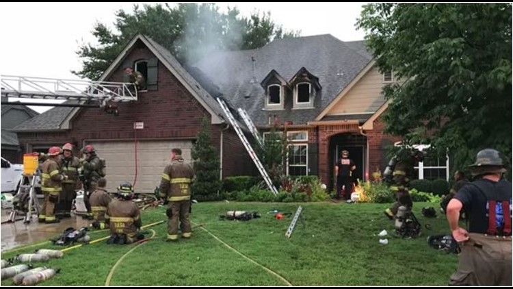 OK: Lightning Strike Likely Cause Of Sunday Morning House Fire ...