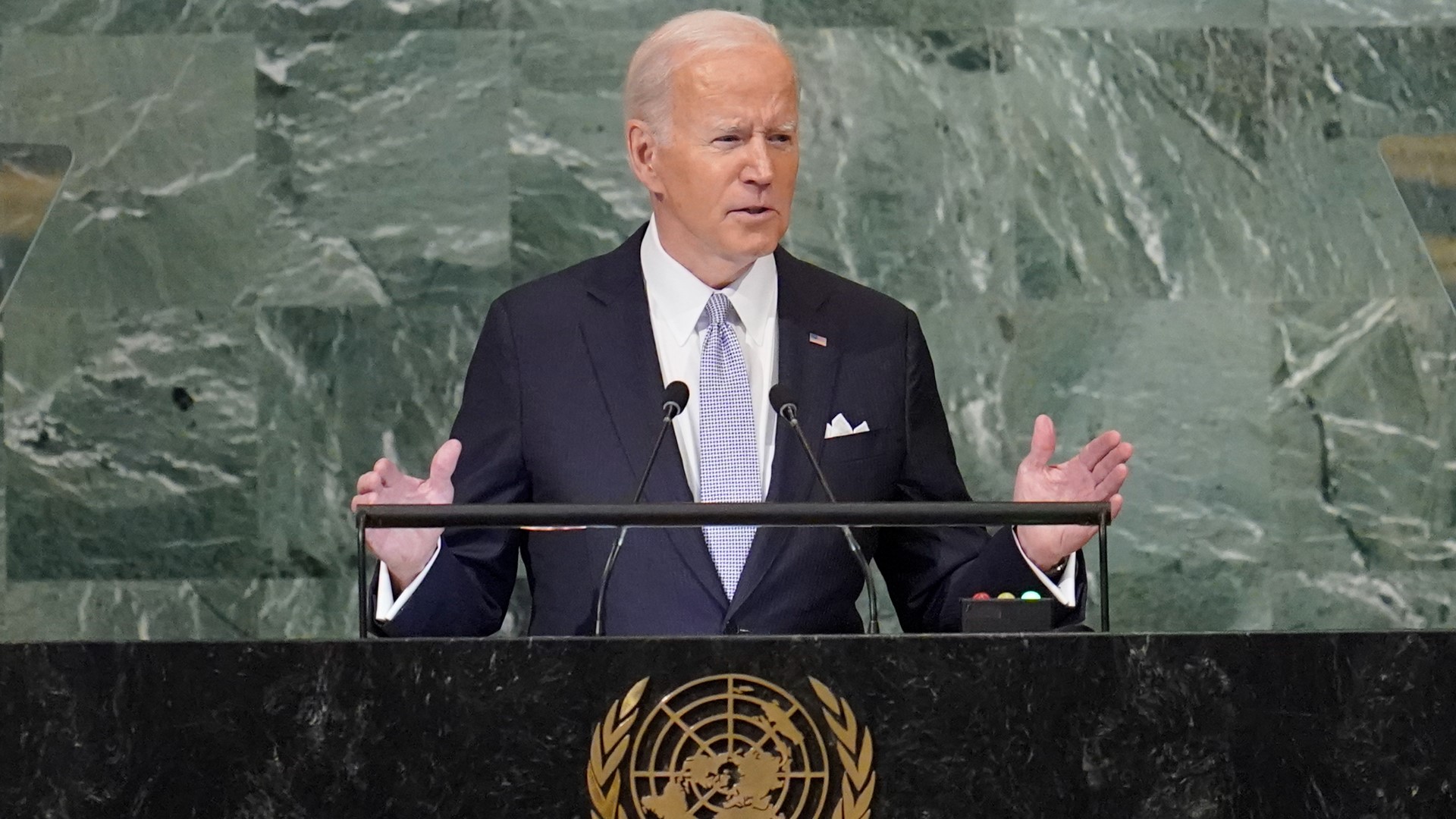 In his address to the United Nations General Assembly, President Biden called on the world to stand up to Russia for its invasion of Ukraine.