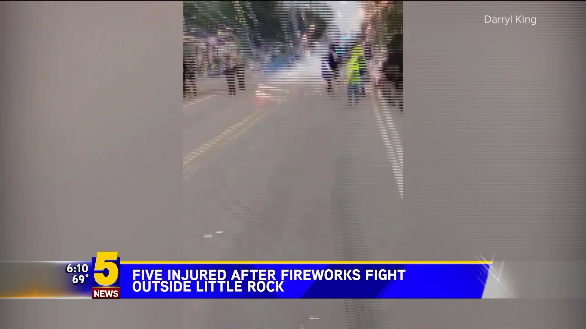 12 Arrested, 5 Injured In Fireworks Fight In Arkansas Town