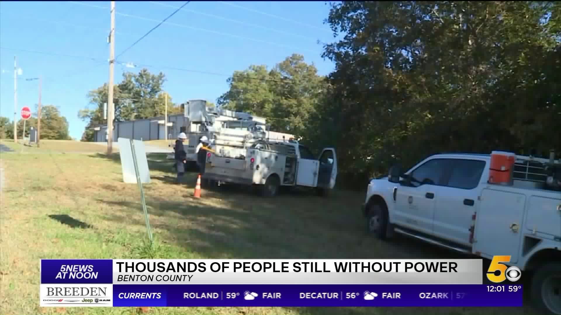 Thousands Still Without Power