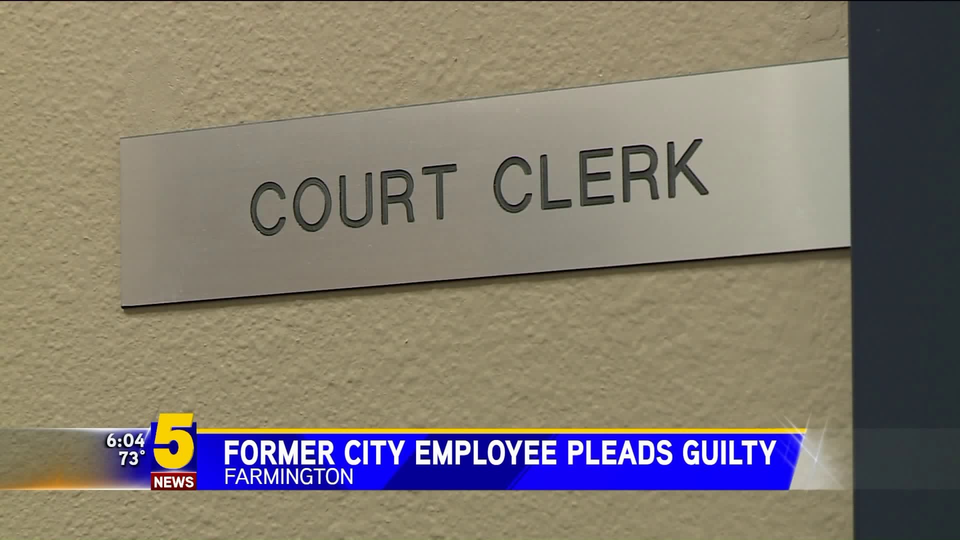 Former City Employee Pleads Guilty