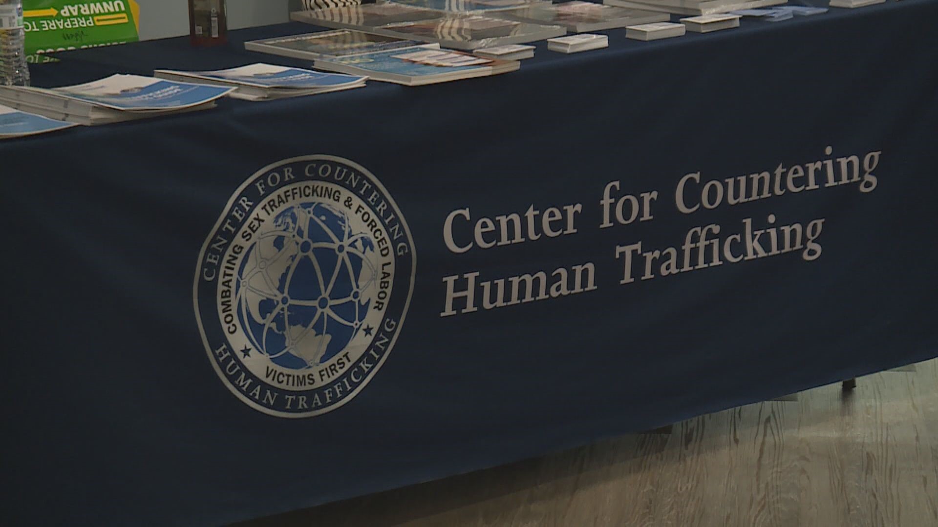 THE UNIVERSITY OF ARKANSAS FORT SMITH HOSTED A HUMAN TRAFFICKING SYMPOSIUM TODAY.