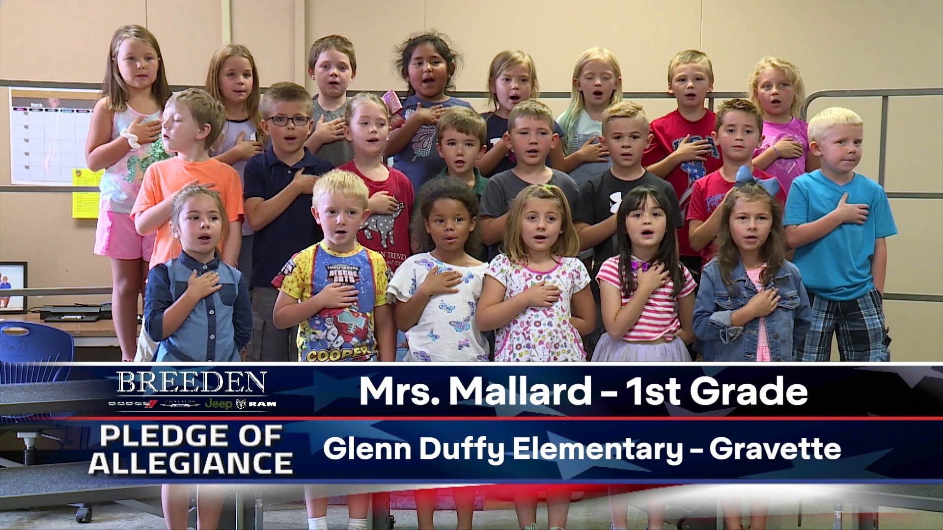 Mrs. Mallard  1st Grade Glenn Duffy Elementary, Gravette