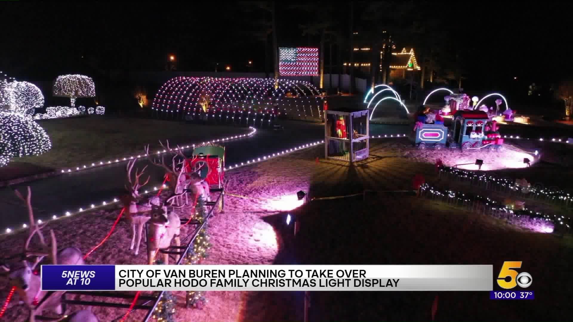 City Of Van Buren Plans On Taking Over Hodo Family Christmas Light Display