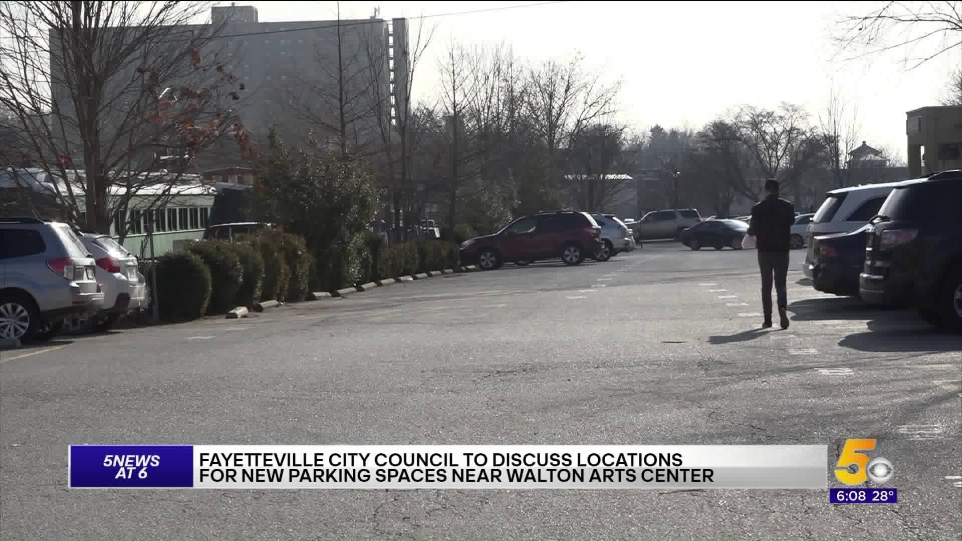 Fayetteville City Council to Discuss New Downtown Parking