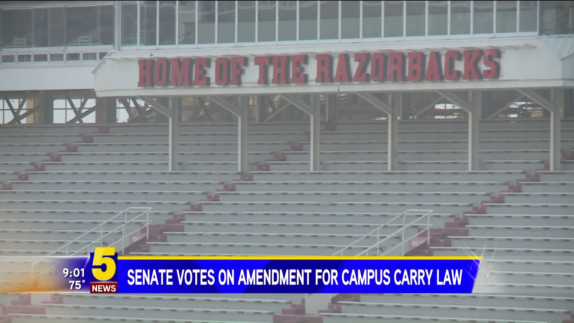 Senate Votes On Amendment For Campus Carry Law