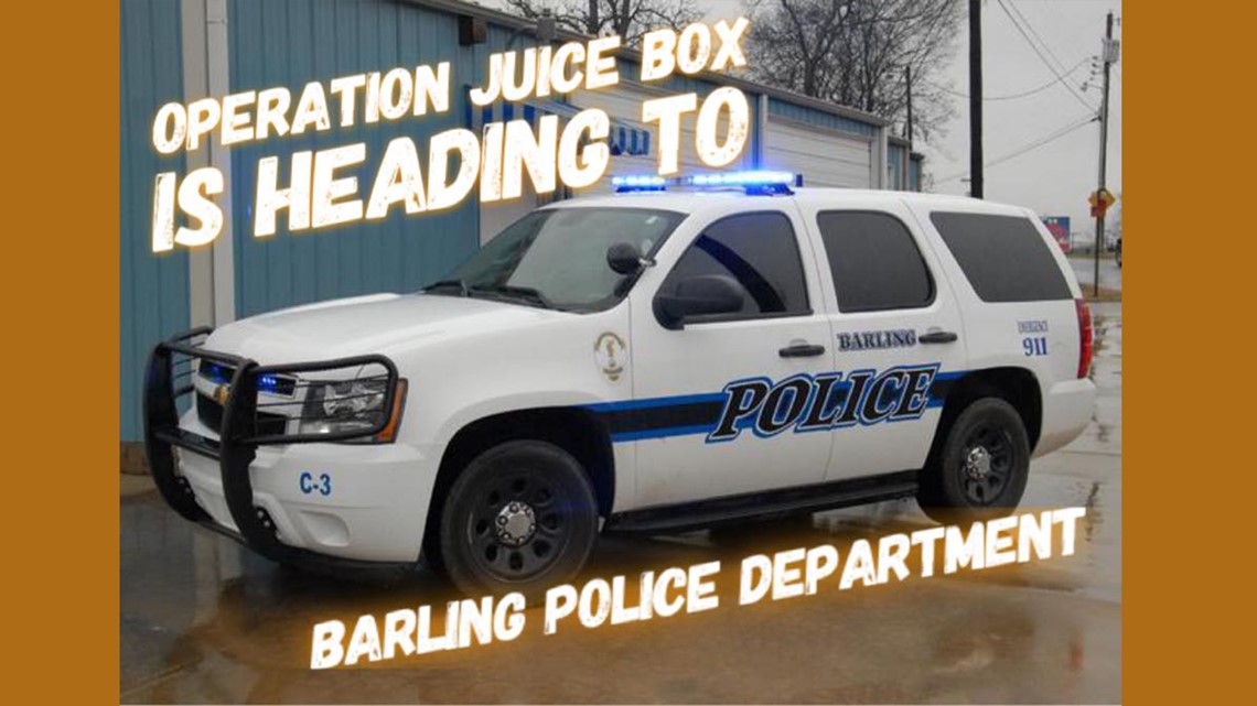 'Operation Juice Box' headed to Barling Police Dept.