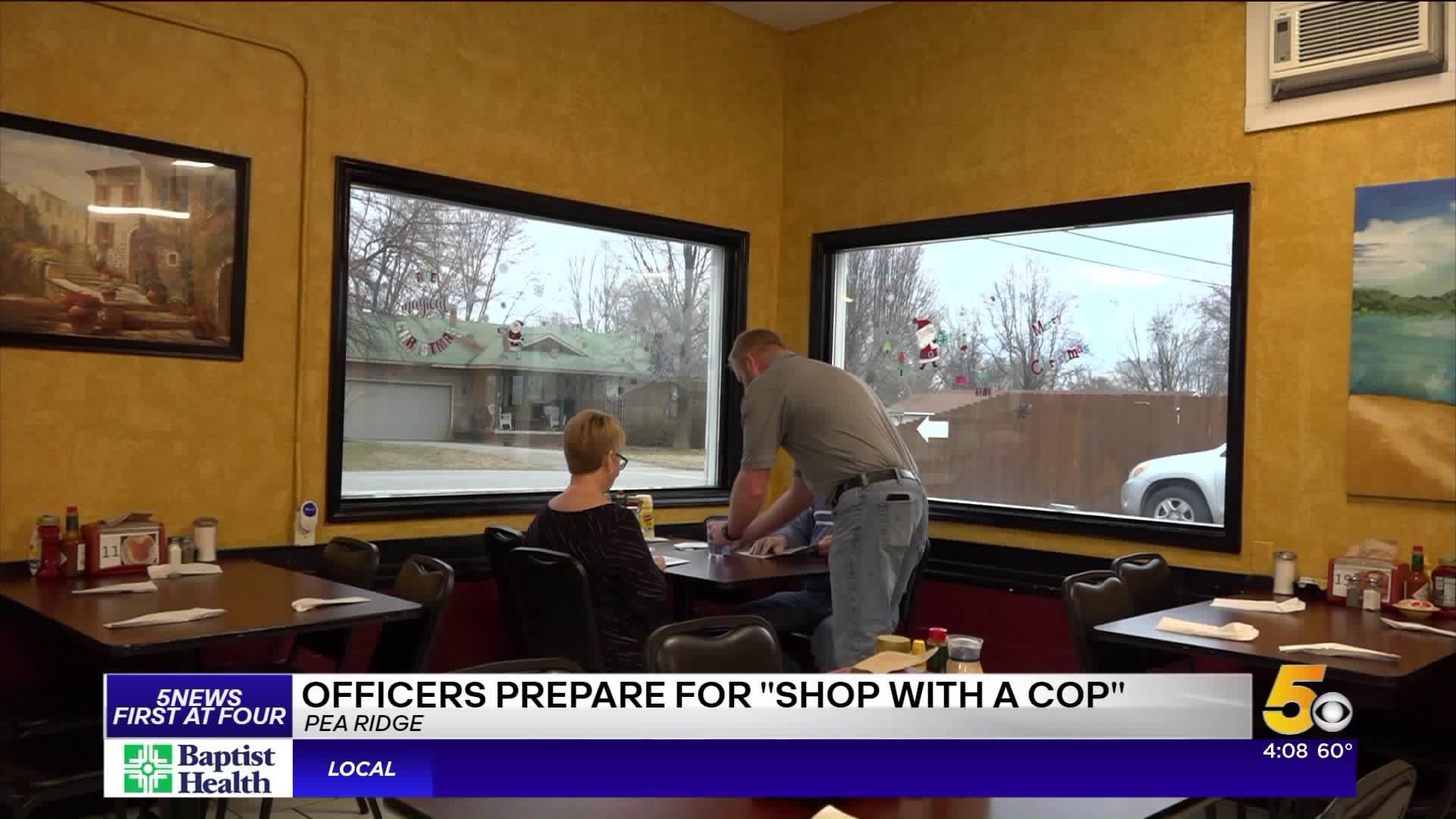 Pea Ridge Officers Prepare for Shop with a Cop