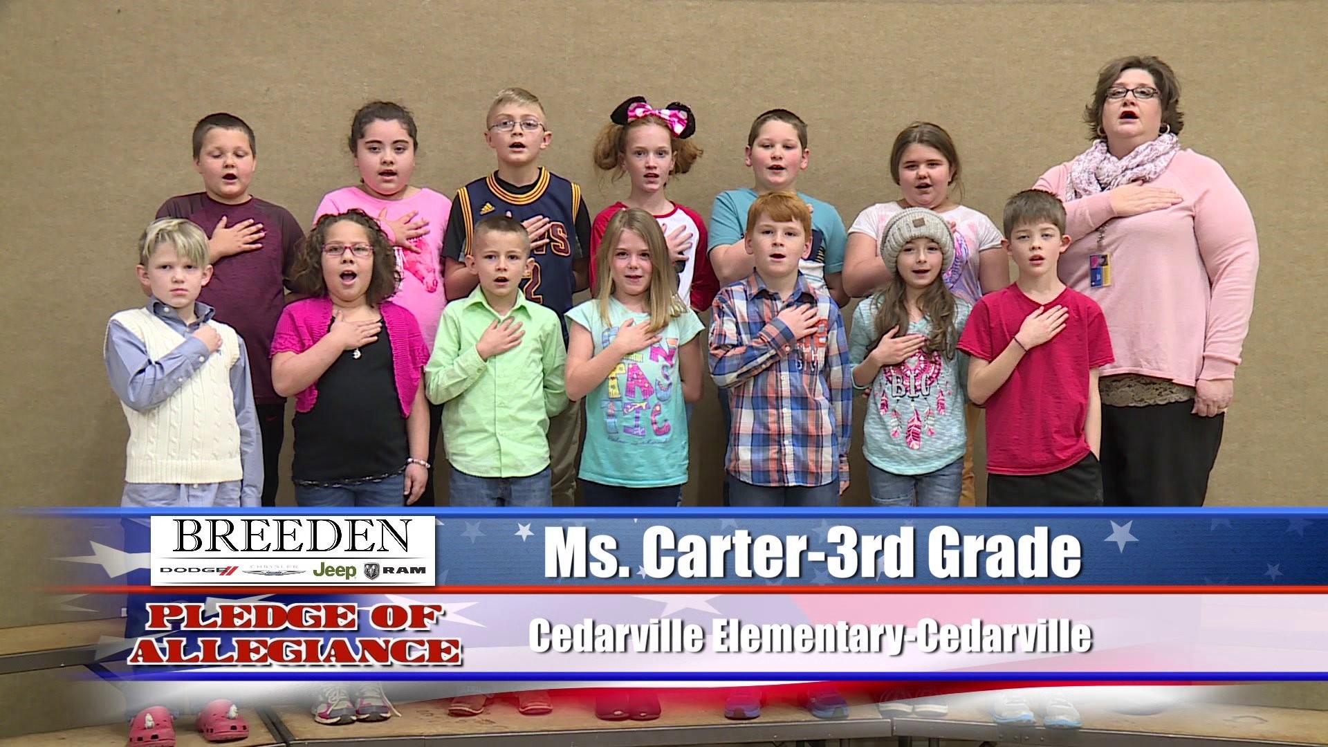 Cedarville Elementary, Cedarville - Ms. Carter - 3rd Grade