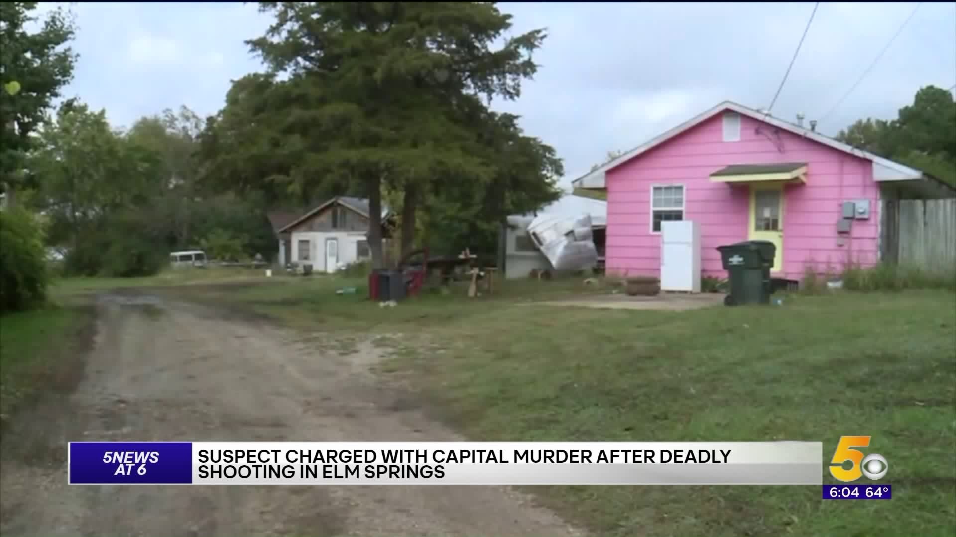 Suspect Charged With Capital Murder In Elm Springs Shooting Death
