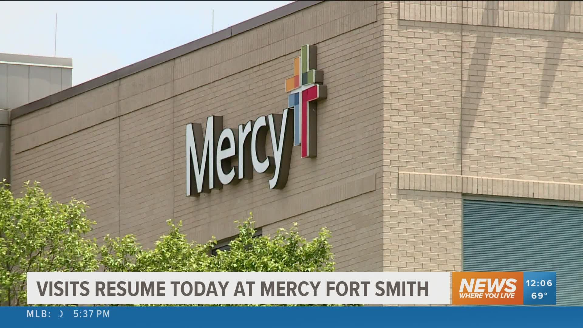 Visits resume today at Mercy Fort Smith