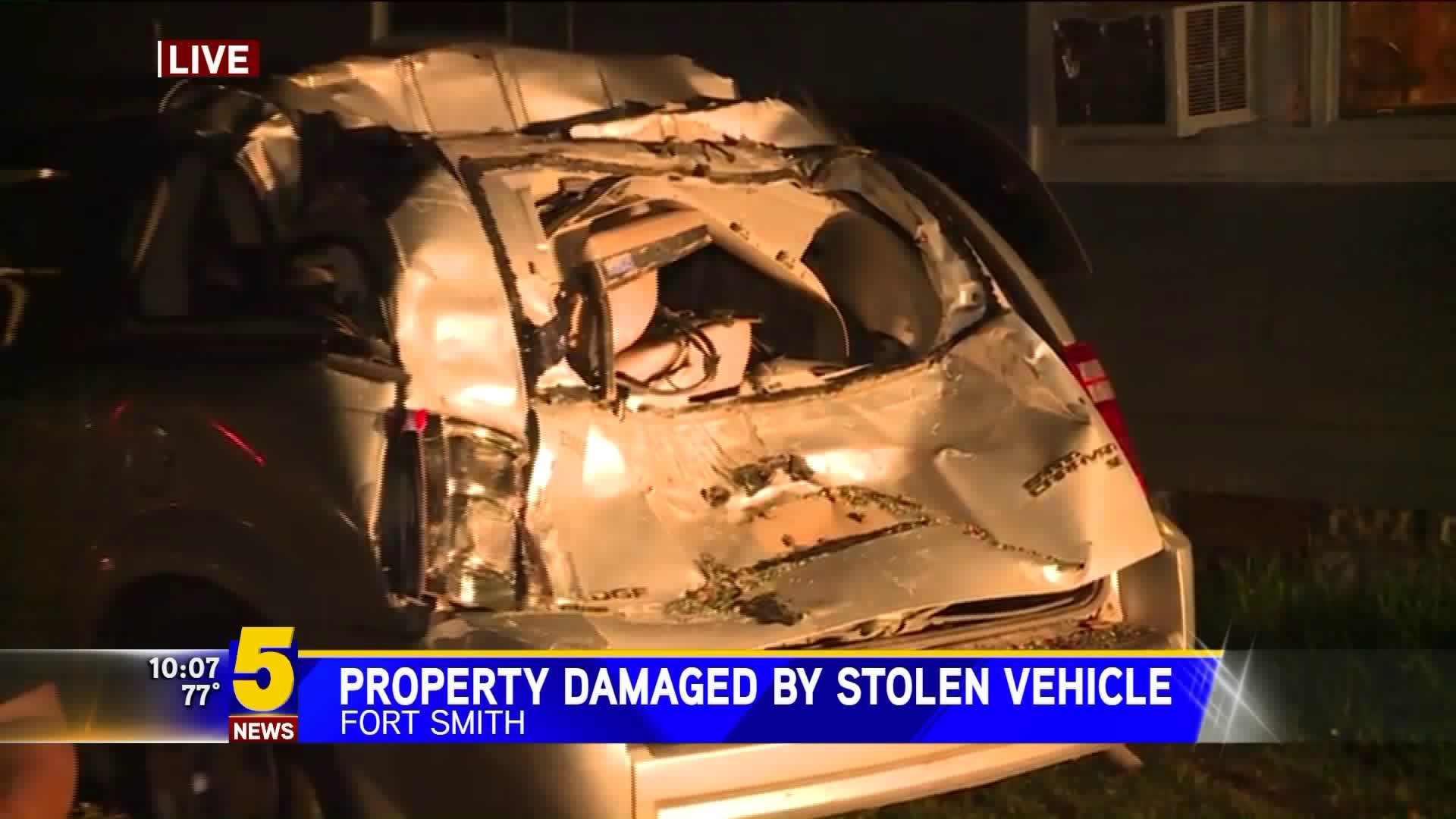 Property Damaged by Stolen Vehicle