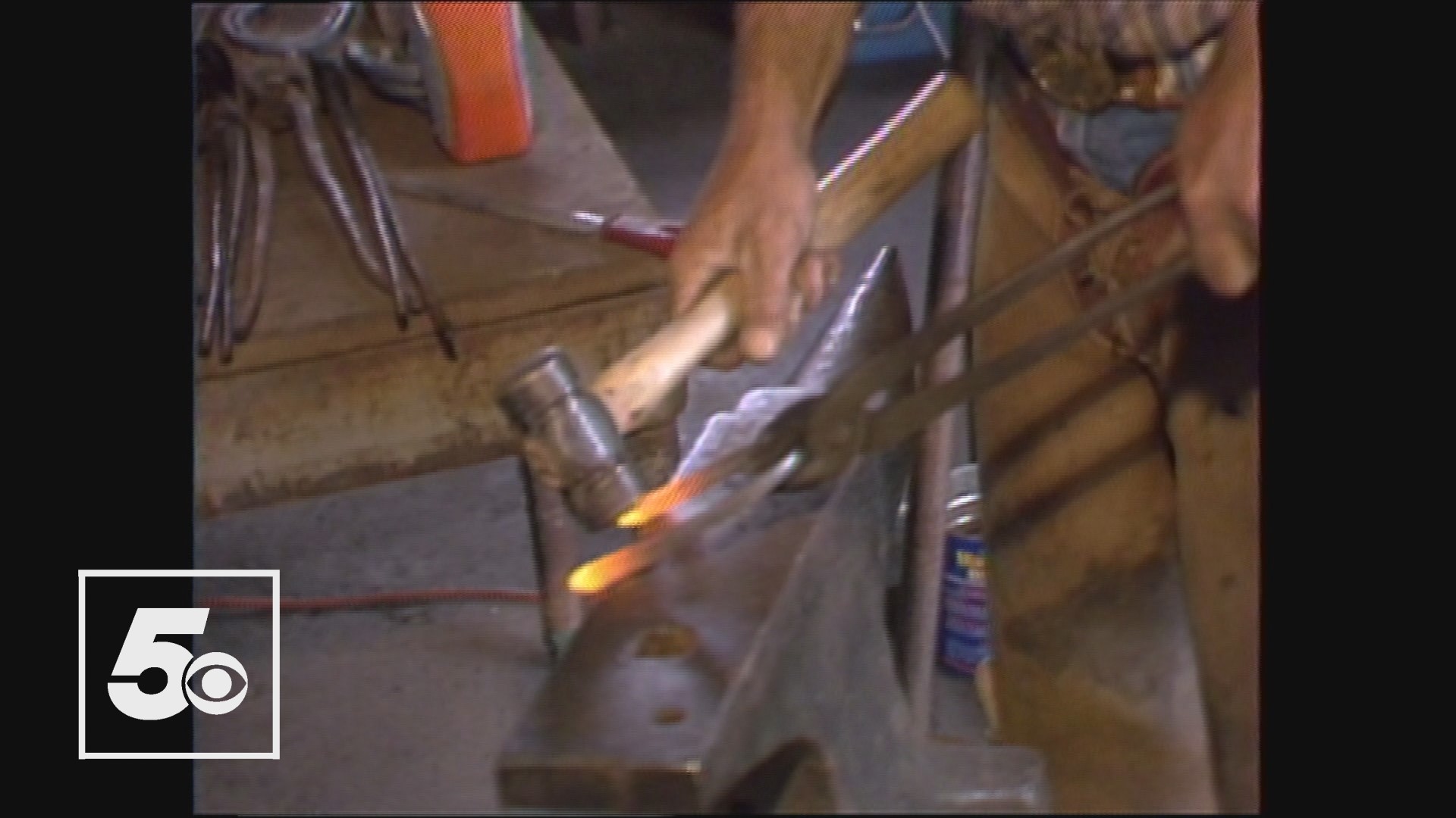 We're going back to 1986 to get a behind-the-scenes look at the art of blacksmithing.
