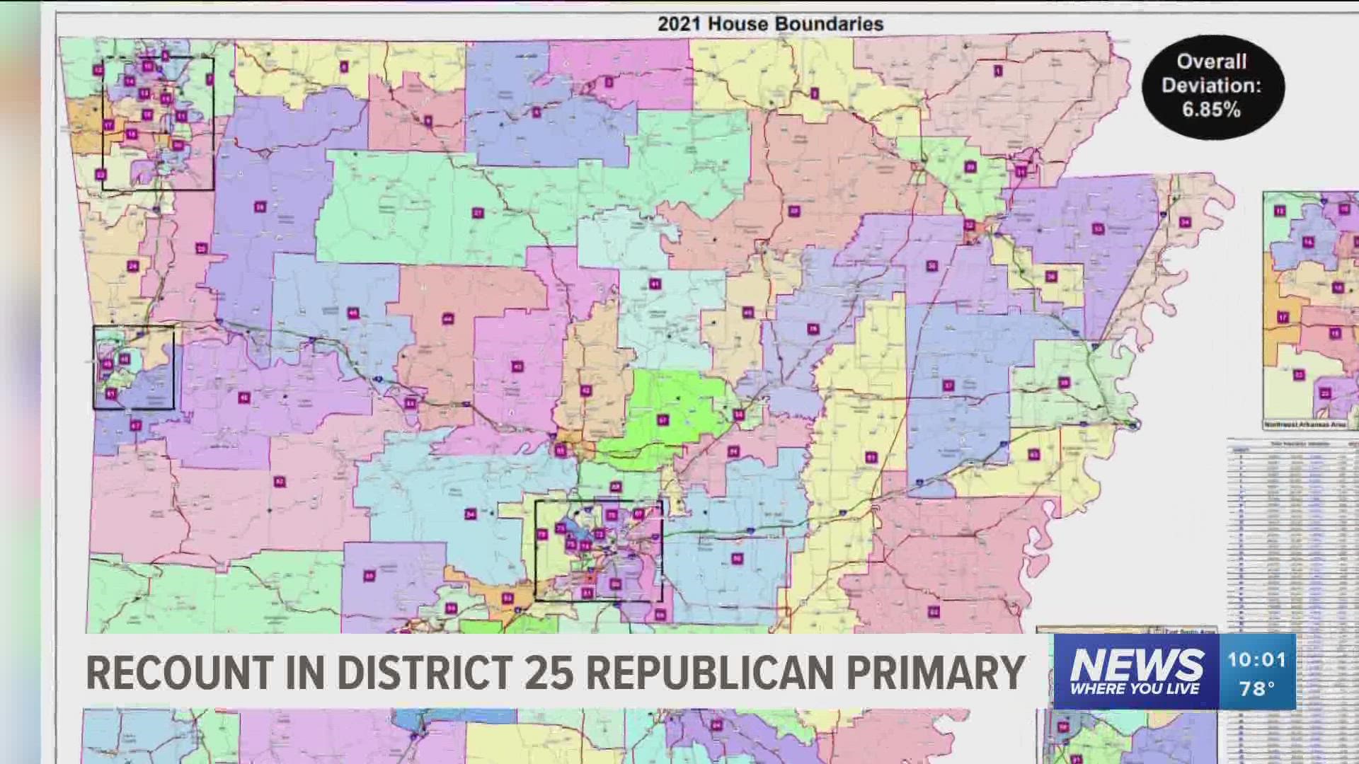 Officials say due to programming issues and redistricting, 27 absentee ballots were not originally counted by machine.