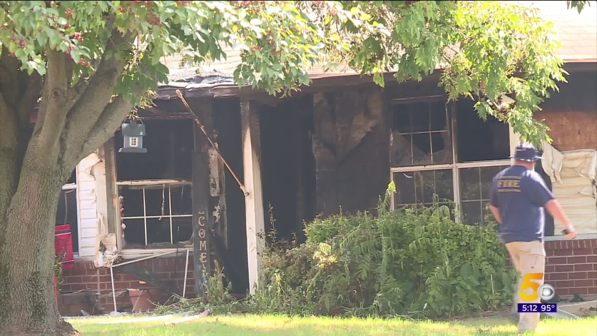Crews Respond To House Fire In Fayetteville
