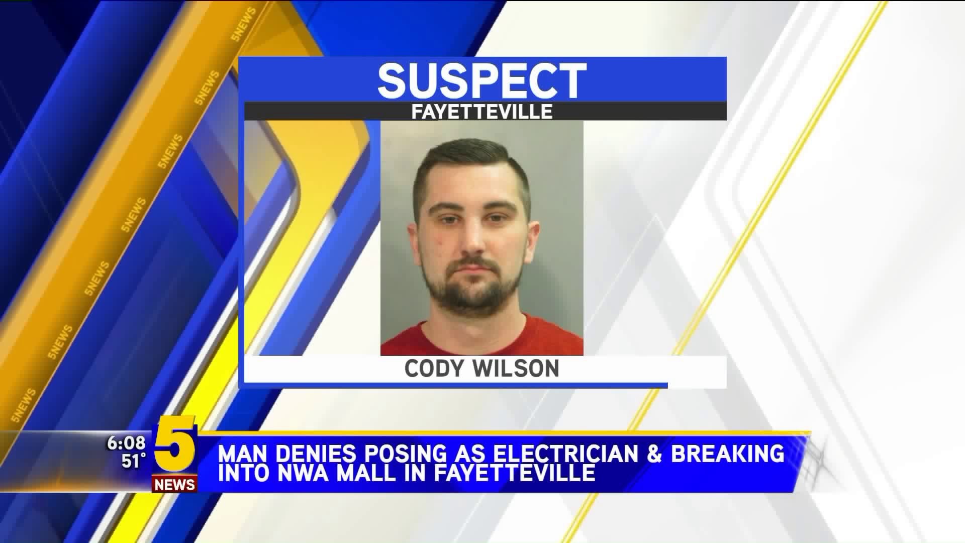 Man Denies Posing As Electrician & Breaking Into NWA Mall In Fayetteville