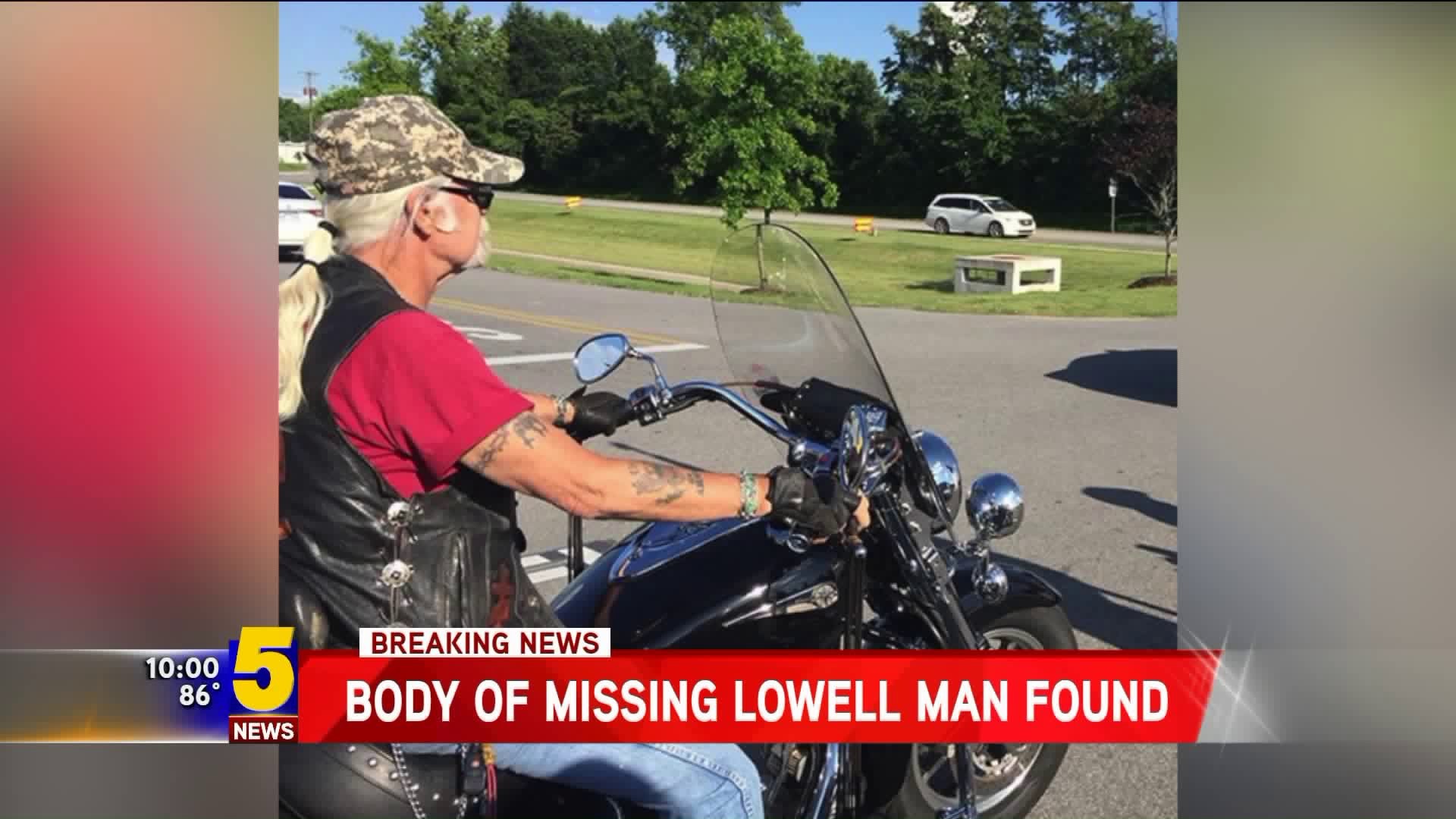 Body Of Missing Lowell Man Found