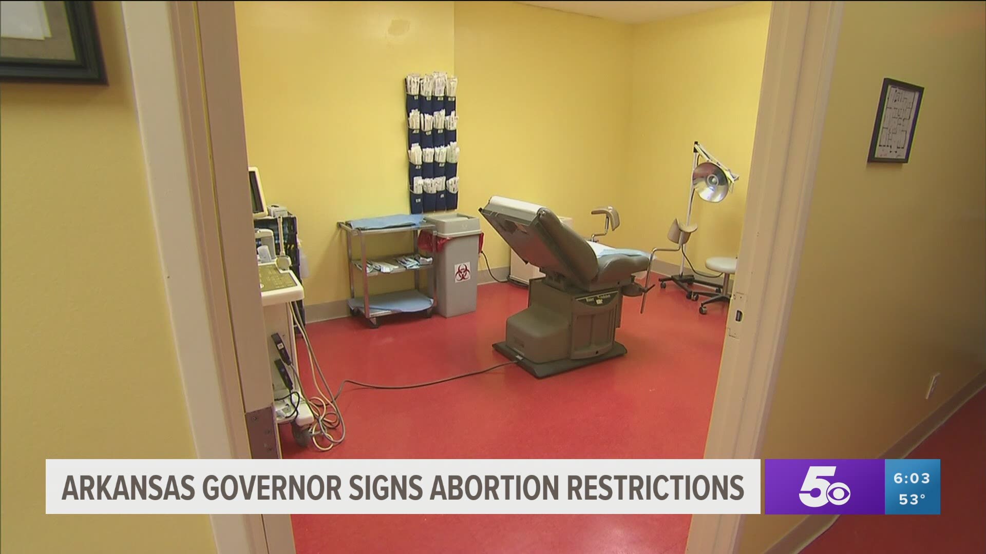 Arkansas Governor signs abortion restrictions