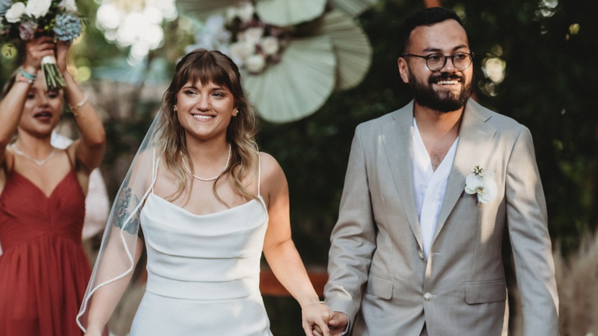 Megan Taylor and Cesar Acosta had a destination wedding in Mexico on Feb. 9. Cesar was detained in Houston on their way back home to Northwest Arkansas.