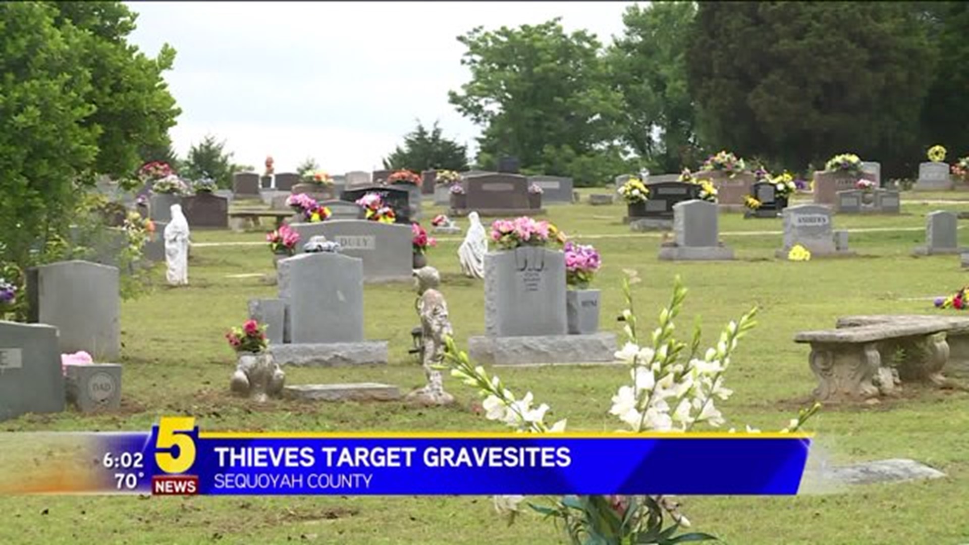 Thieves Target Gravesites