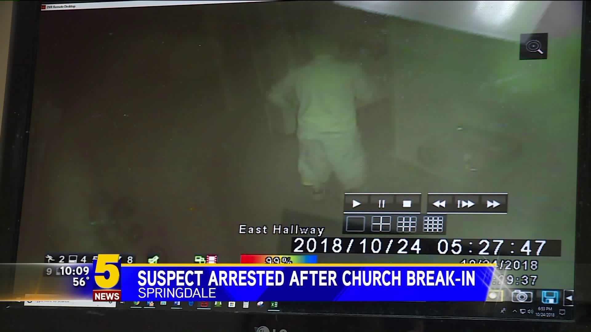 Suspect Arrested After Church Break-In