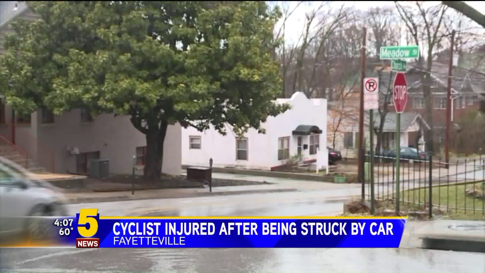 Cyclist Injured After Being Struck by Car
