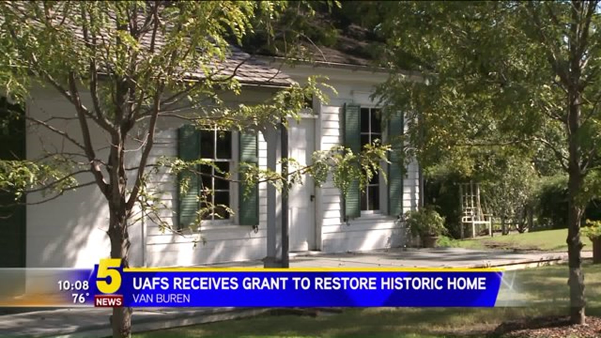 UAFS To Restore Historic Van Buren Home