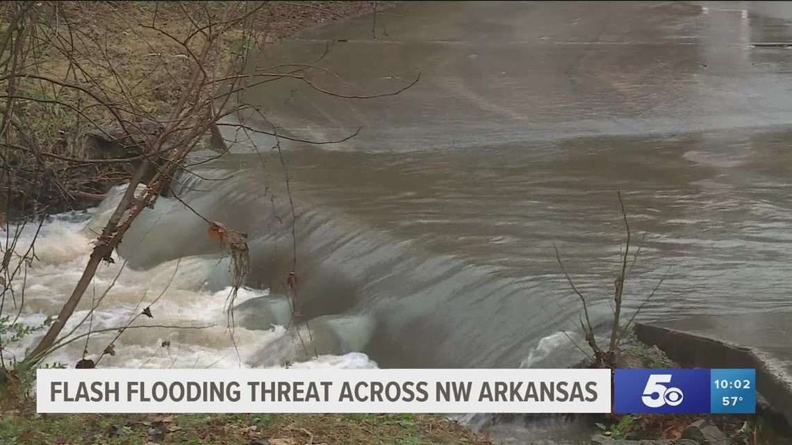 Flash Flooding threat across northwest Arkansas | 5newsonline.com