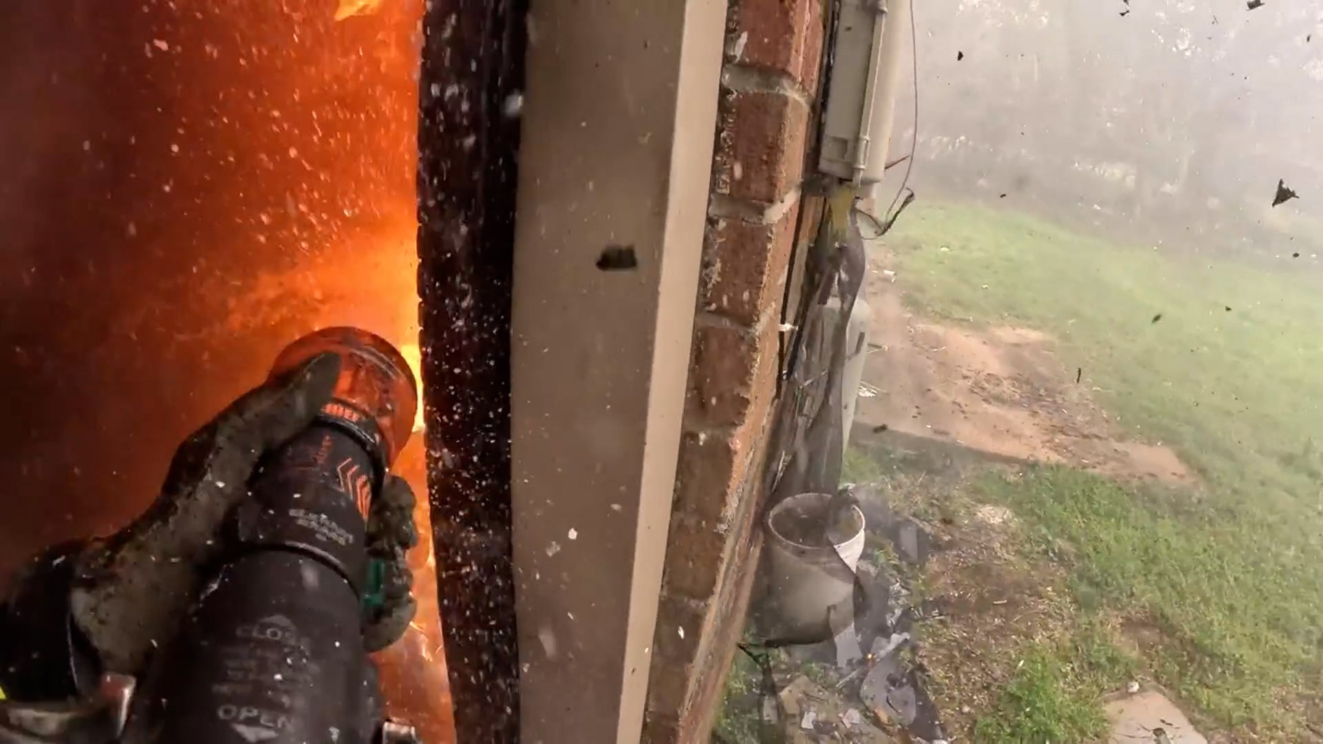 Harrowing fire fighter body camera footage from Fort Smith Fire Department.